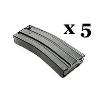 BOX OF 5 Airsoft M4 & M16 Metal 70rd Capacity Standard Magazine   For 