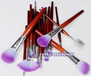 Pro 16 Purple Makeup Eyeshadow Cosmetic Brush set[BS18]  