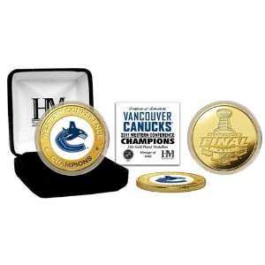  Vancouver Canucks 2011 Western Conference Champions 24KT 