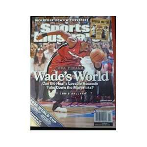 Dwayne Wade Autographed Magazine