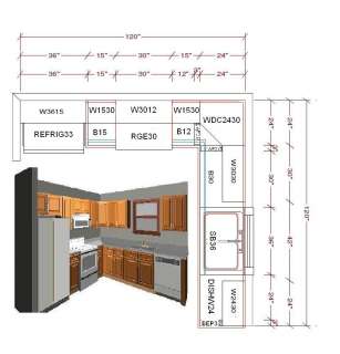 We rarely sell the 10x10 kitchen shown.