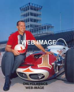 1964 A.J. FOYT OFFY #1 INDY 500 WIN PHOTO USAC CHAMPION  