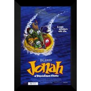  Jonah A Veggie Tales Movie 27x40 FRAMED Movie Poster 