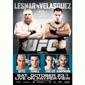  UFC 121 Official Poster 