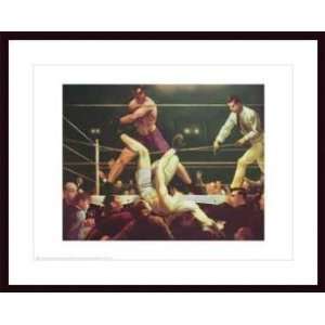   Dempsey and Firpo, 1922   Artist George Bellows  Poster Size 23 X 31