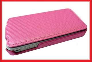 Pink 3D Grid Flip HARD CASE FOR IPHONE 4 4S 4G 4GS au***  