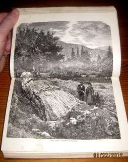 1884 Antique Old West Railroad & Stage Overland Pioneer Tourist Guide 