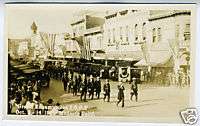 1922 Photo Street Scene IOOF Encampment Modesto CA (1)  