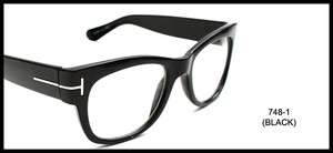 NEW Unisex Vintage Eye Glasses Fashion Black Frames 748 1  
