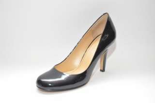 NINE WEST Ambitious Black Patent Leather Pump Heels Women Shoes 6 M 