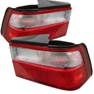  1988 1989 Honda Accord Red/Clear SR Altezza Tail Lights 