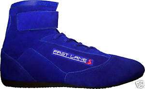 Suede Driving Auto Car Kart Racing Shoes Blue Size 40  