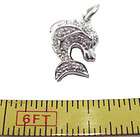 Platinum and Diamond Dolphin Charm #7967.2