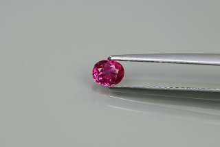 Natural Gem 0.38ct 4.7x4.0mm Oval UNHEATED UNTREATED Brilliant Red 