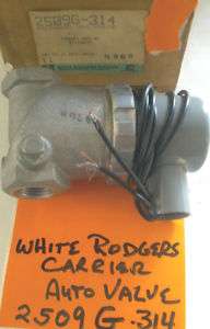 WHITE RODGERS 2509G 34 AUTOMATIC VALVE 1/2 NEW $39  