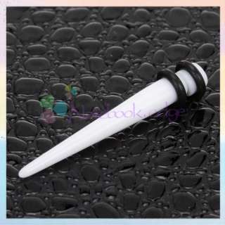   Magnetic Fake Cheater Ear Stretcher Expender Taper Plug Look 4g White
