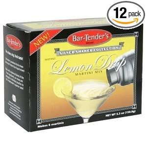 Pack of 12) 6.4 Ounce Boxes of Bar Tenders Silver Shaker Collection 