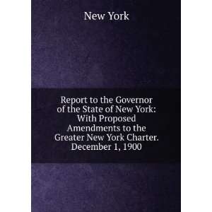  Report to the Governor of the State of New York With 