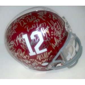  Alabama Crimson Tide Autographed Hand Signed Football 