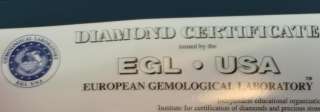  diamond EGL USA Certified I1 K 6.04X5.97X3.84mm vintage estate  