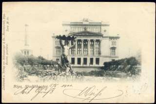 latvia russia, RIGA, City Theatre (1900) Stamp  