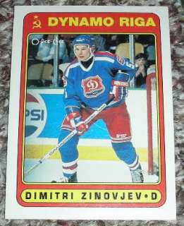 Dmitrijs Zinovjevs 1990 91 O Pee Chee RC Dynamo Riga  