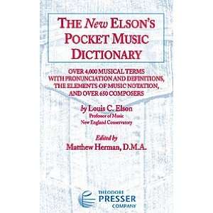   New Elsons Pocket Music Dictionary (Standard) Musical Instruments
