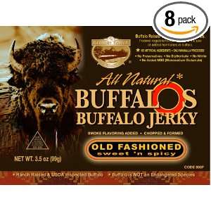 Golden Valley Natural Buffalo Jerky, Sweet N Spicy, 3.5 Ounce Pouches 