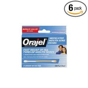  Orajel Medicated Mouth Sore Swabs   6 Boxes Health 