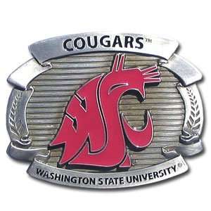   Washington State Cougars College Oversized Buckle
