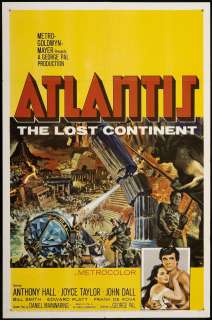 Atlantis The Lost Continent One Sheet Movie Poster  