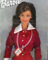 2000 Democratic National Convention Barbie Brunette Red Buisness Suit 