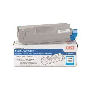  New   Oki Cyan Toner Cartridge   H77170 Electronics