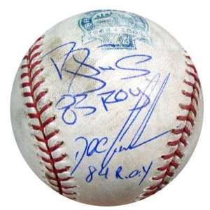 Darryl Strawberry 83 ROY & Doc Gooden 84 ROY Autographed 