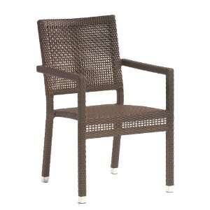  Whitecraft All Weather Dining Wicker Miami Dining Arm 