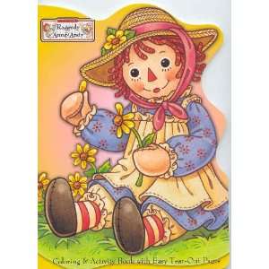  Raggedy Ann with Flower Coloring & Activity Book (Die Cut 