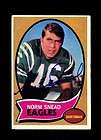 1970 TOPPS NORM SNEAD #115 EAGLES SIGNED NICE