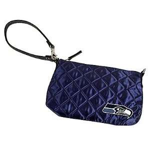  Seattle Seahawks Quilted Wristlet, Navy