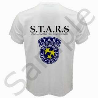 STARS Raccoon Police RPD Resident Evil Umbrella T Shirt  