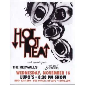  Hot Hot Heat Concert Poster Providence