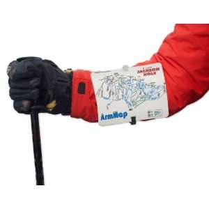  ArmMap wearable ski map. On your arm not in your pocket 