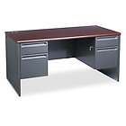 NEW HON® 38000 Series Double Pedestal Desk, 60w x 30d x