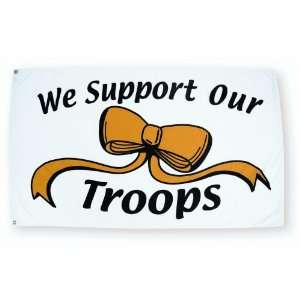  We Support Our Troops Flag Patio, Lawn & Garden