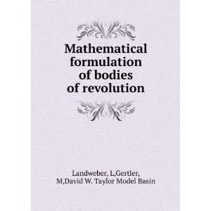   revolution L,Gertler, M,David W. Taylor Model Basin Landweber Books
