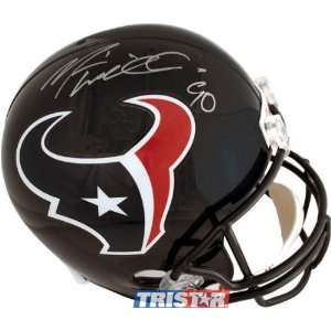   Williams Autographed Helmet Houston Texans Helmet