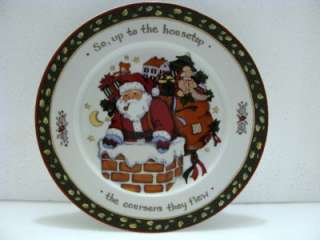 Portmeirion A CHRISTMAS STORY Housetop SALAD Plate
