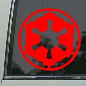  Star Wars Red Decal Galactic Empire Truck Window Red 