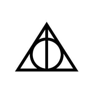  Deathly Hallows  Harry Potter  Decal / Sticker Sports 