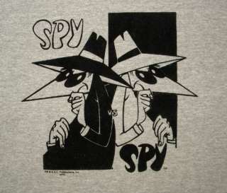 New SPY vs SPY T SHIRT Medium Comic Strip Cartoon Mad Magazine TV 