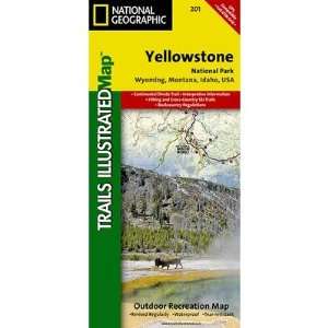  Yellowstone National Park Map